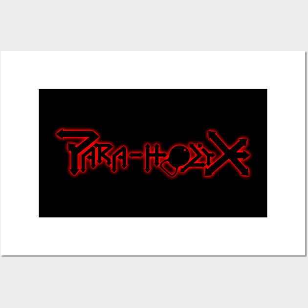 Para-holiX Ghost Logo RED Wall Art by ParaholiX